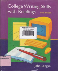 College Writing Skills With Readings