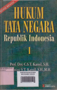 Hukum Tata Negara Republik Indonesia I