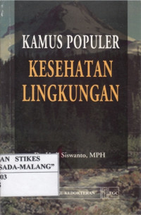 Kamus Populer Kesehatan Lingkungan