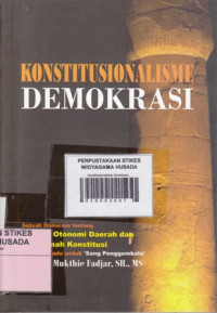 Konstitusionalisme Demokrasi