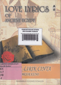 Love Lyrics Of Ancient EgyptrnLirik-Lirik Cinta Mesir Kuno