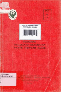 Pedoman Pelayanan Kesehatan Untuk Sekolah Dasar