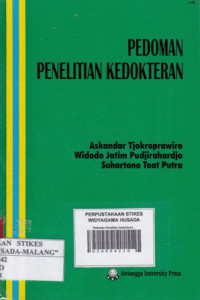 Pedoman Penelitian Kedokteran