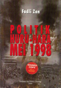 Politik Huru-Hara Mei 1998