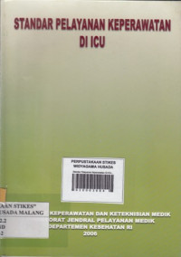 Standar Pelayanan Keperawatan Di ICU