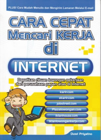 Cara Cepat Mencari Kerja Di Internet