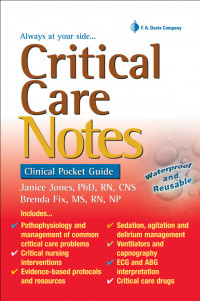 Critical Care Notes Clinical Pocket Guide 1st Edition